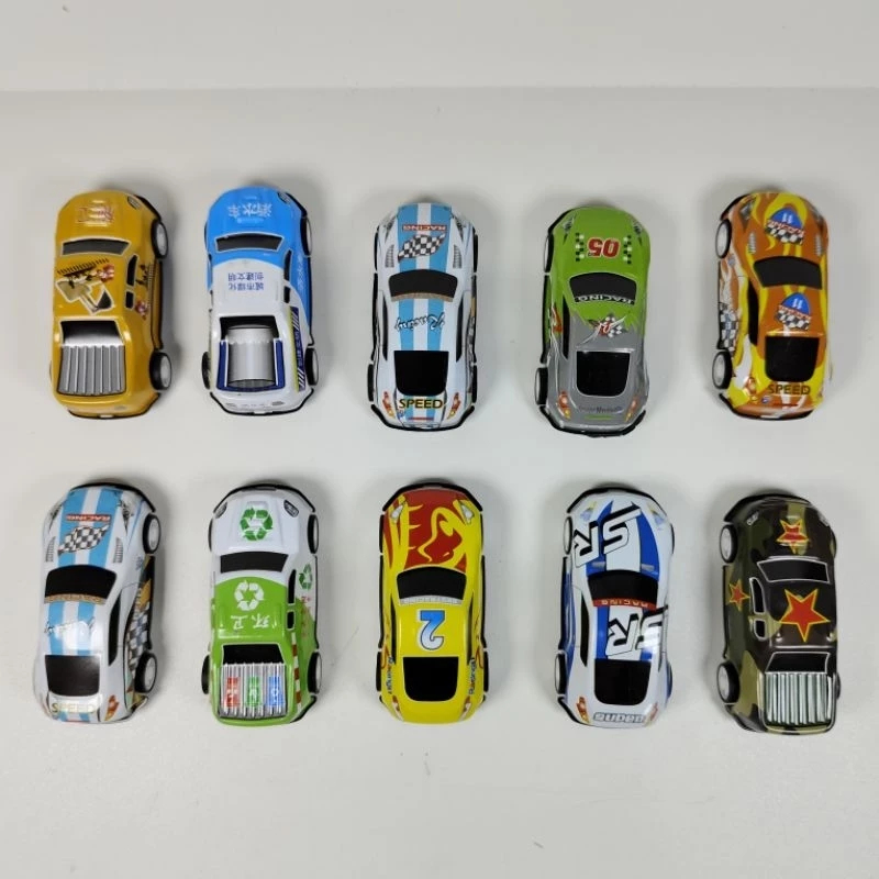 10 pcs mainan MOBIL PULLBACK BESI mobil mobilan kecil