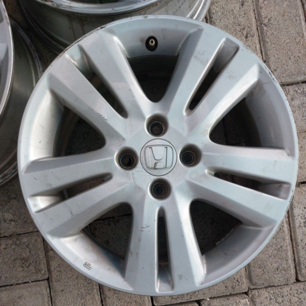Velg Second Honda Jazz Ring 16 Lebar 6 PCD 4x100 ET 53 Bekas Copotan (4 pcs)