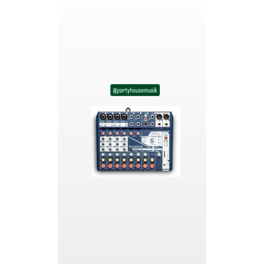 mixer soundcraft notepad 12 fx . mixer 12 channel soundcraft notepad 12fx