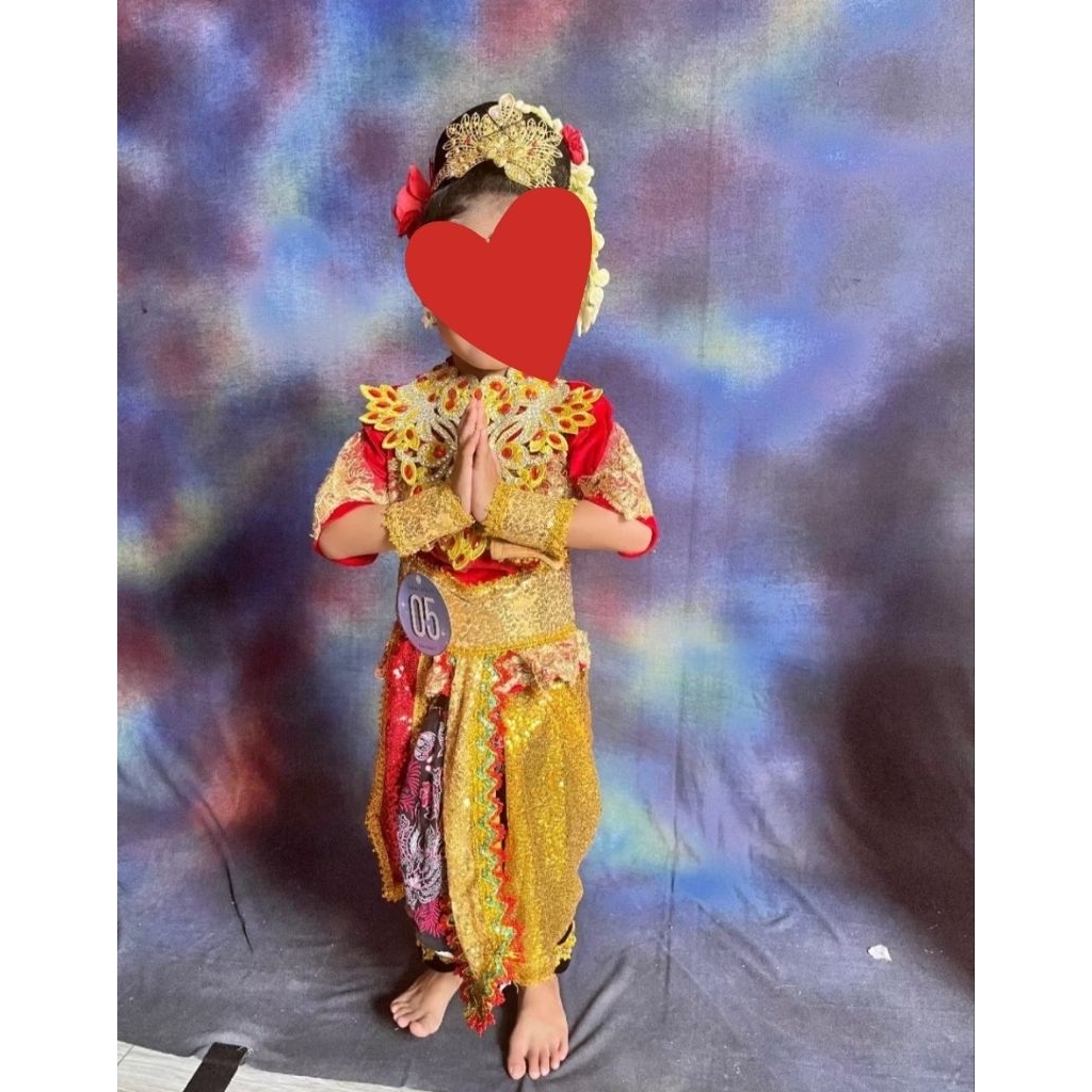 1set  Baju Tari Jaipong