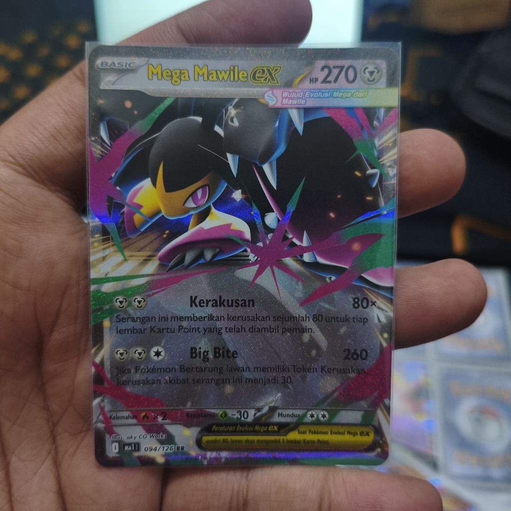 mega mawile ex rr tcg pokemon / kartu pokemon