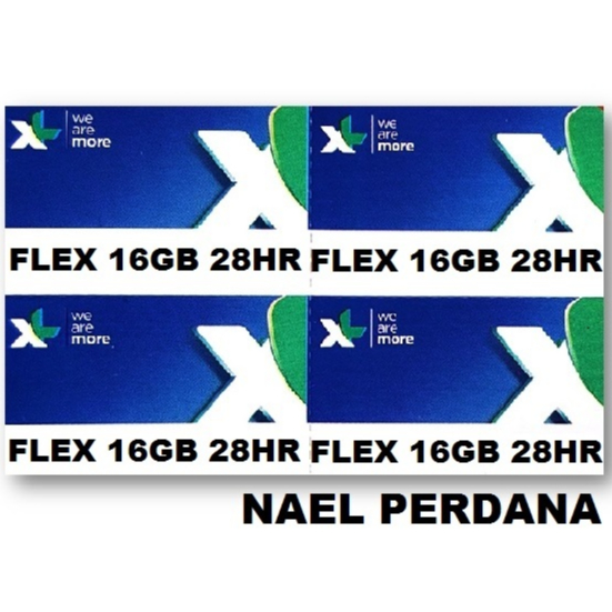 VOUCHER XL FLEX 16GB 28HARI