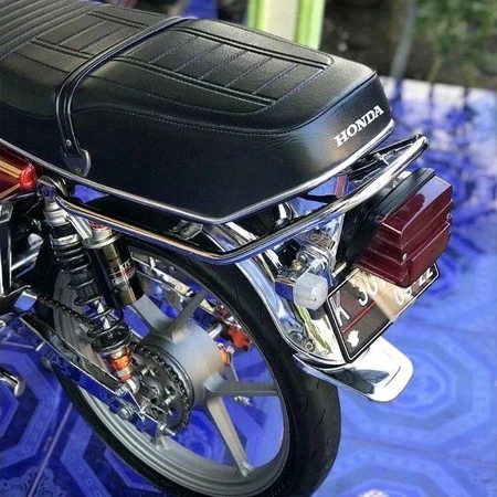 Kepet Air Spakbor Slebor Besi Pres Chrome CB GL 100 RX King