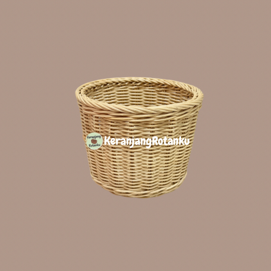 Keranjang Rotan Vas Bunga Besar