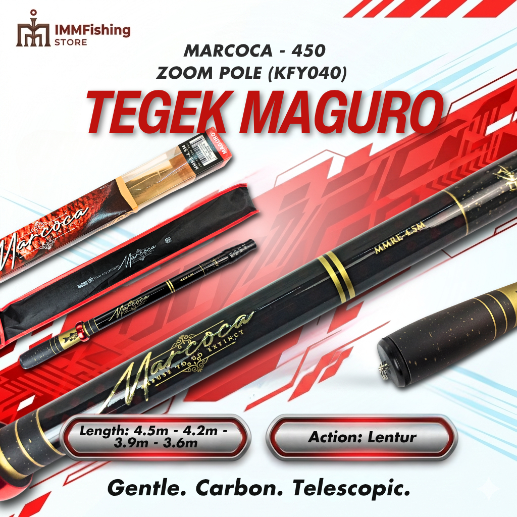 TEGEK MAGURO MARCOCA | Tongkat Pancing