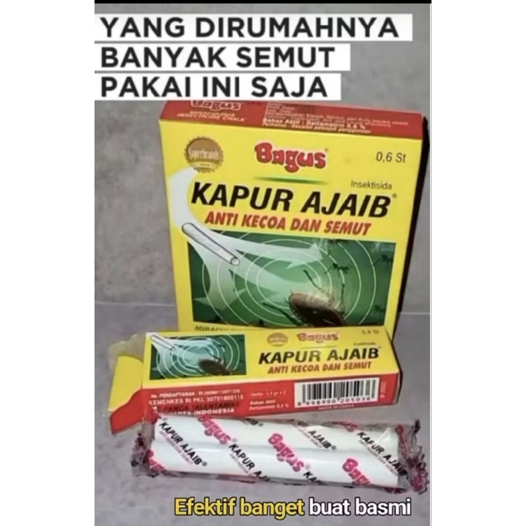 Bagus Kapur Ajaib Anti Kecoa Dan Semut KAPUR SEMUT KAPUR KECOA Termurah AMPUH