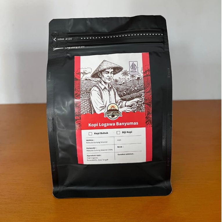 Logawa Kopi Robusta Banyumas 250 Gr - Bubuk Kopi Robusta Banyumas