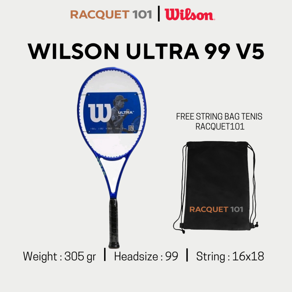 Raket Tennis Wilson Ultra 99 V5 By Racquet101