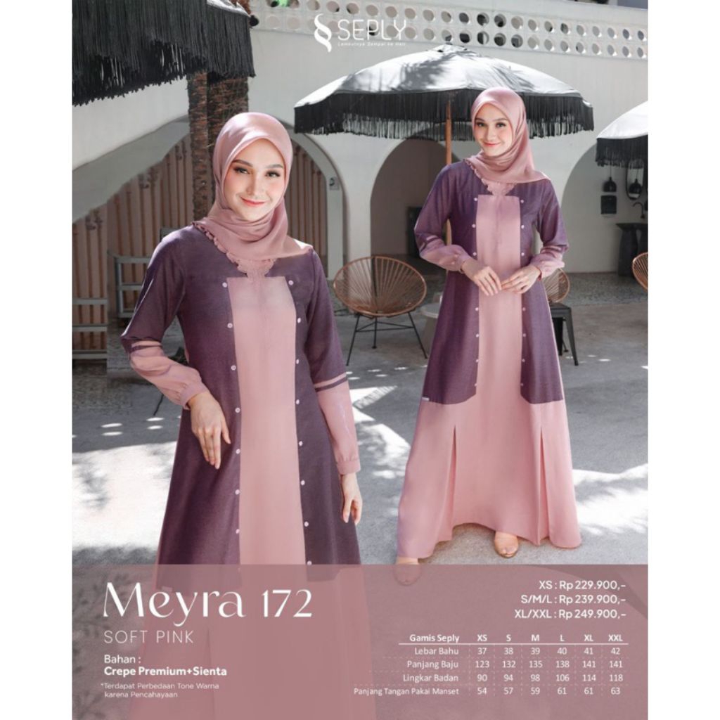 promo Seply gamis  daily kekinian meyra 172