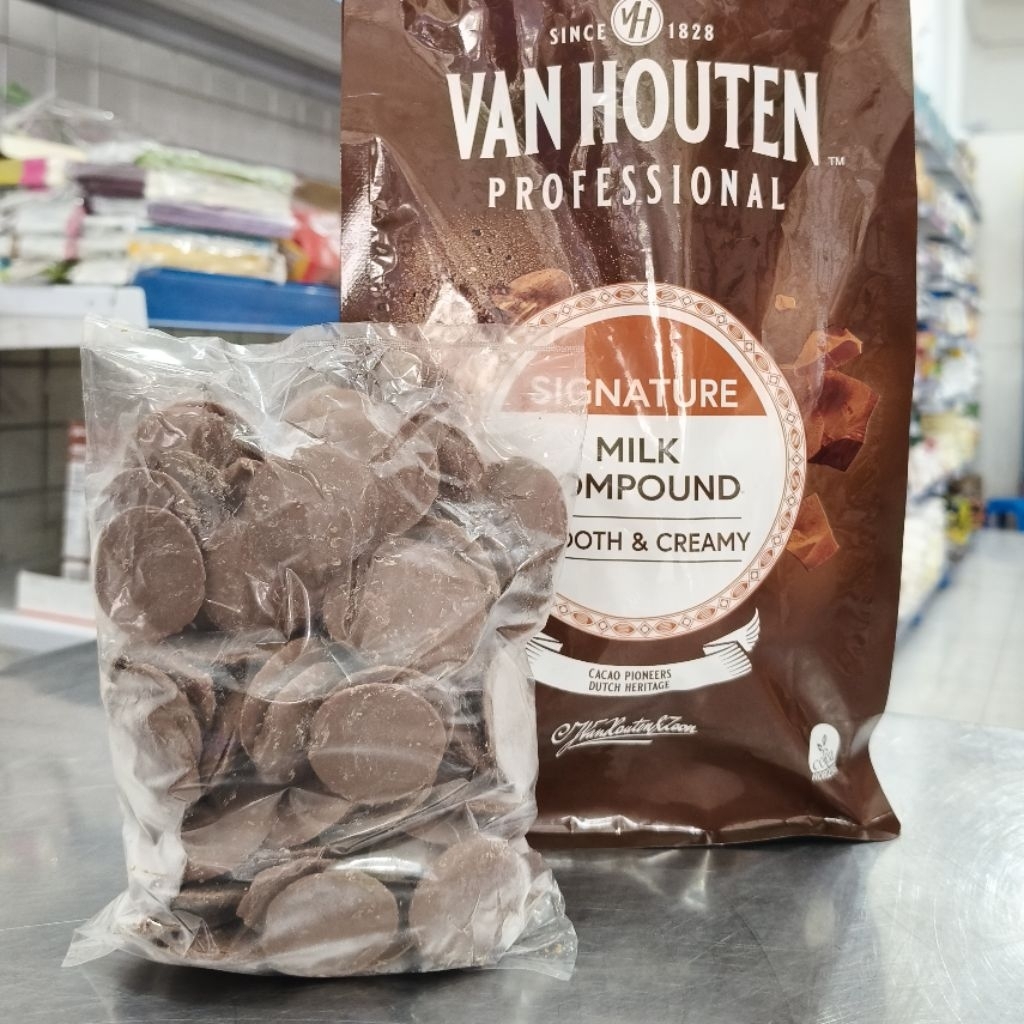 Van Houten Coklat Coin Milk 250gr/Van Houten Milk Chocolate Compound 250gr/Chocolate Milk Van Houten