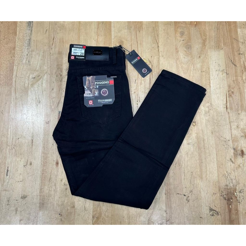 Celana Panjang Pria Regular POGGINO Kanvas | Celana Panjang POGGINO | Chinos Pria | Chino Panjang Re