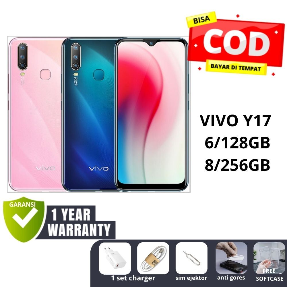 hp vivo y17 ram 8/256gb ready