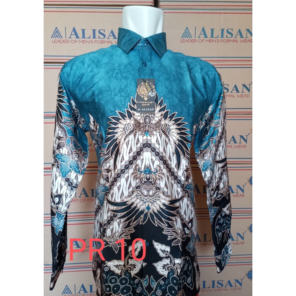 Batik Alisan slimfit lengan panjang premium