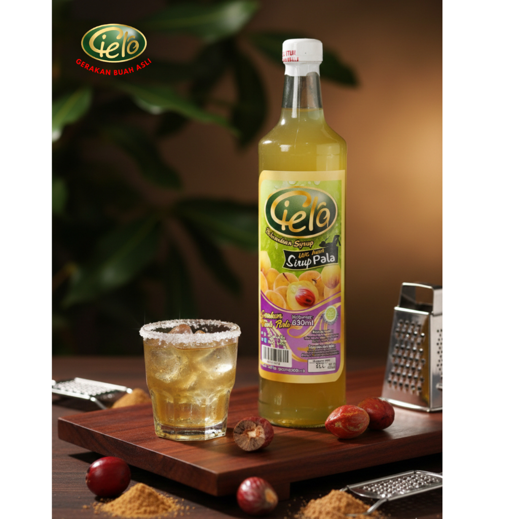 Sirup Pala Cielo Isi 630ml -  Minuman Sehat dan Segar - Minuman buah asli