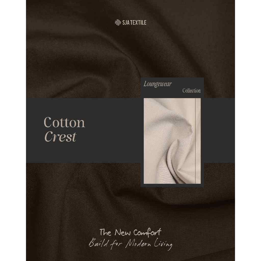 Kain Cotton Crest | Kain Katun Untuk Celana Dress Bahan Katun Bahan Kemeja Bahan Jaket