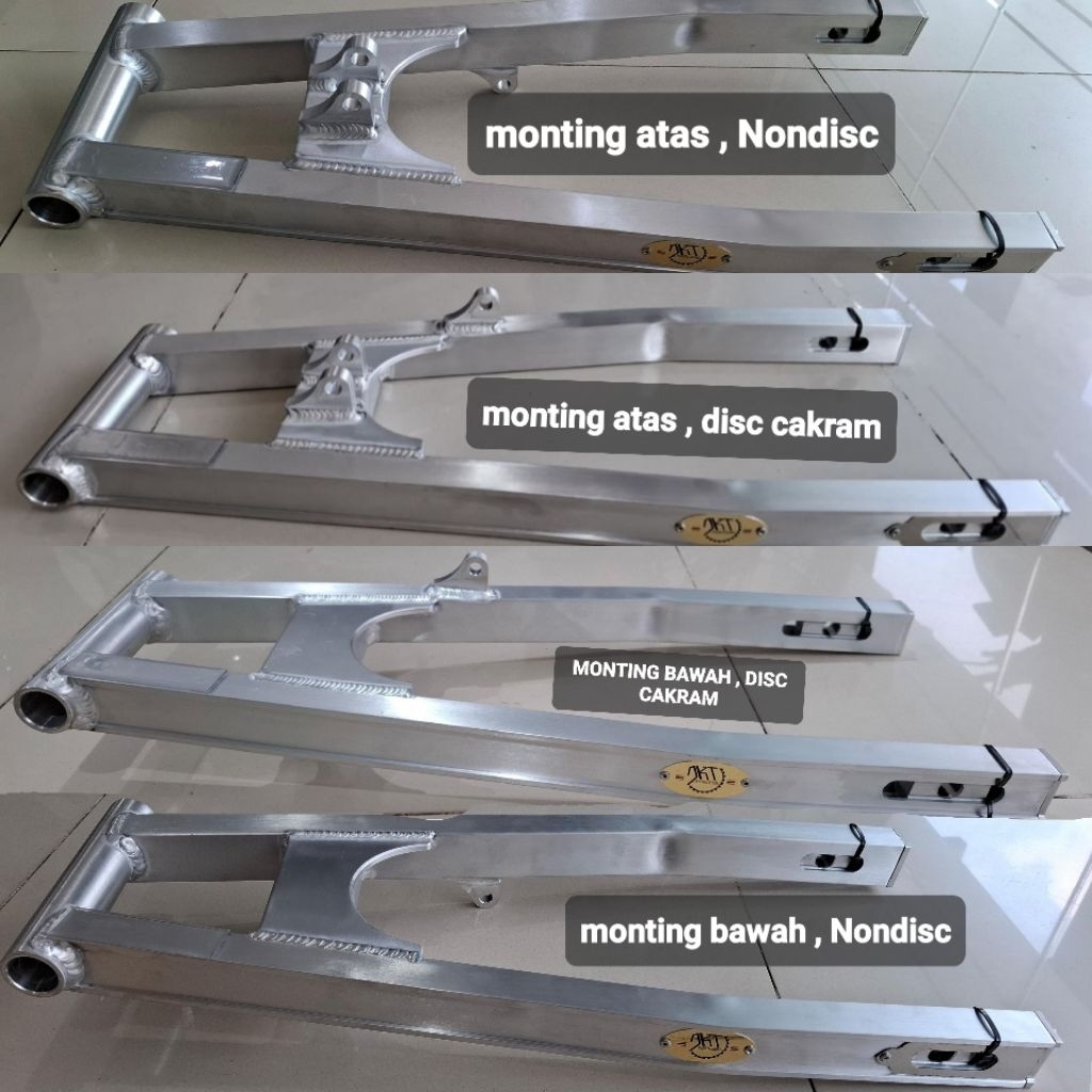 swing arm ninja DKT LONG 63 ninja R dan RR type disc cakram atau Nondisc original