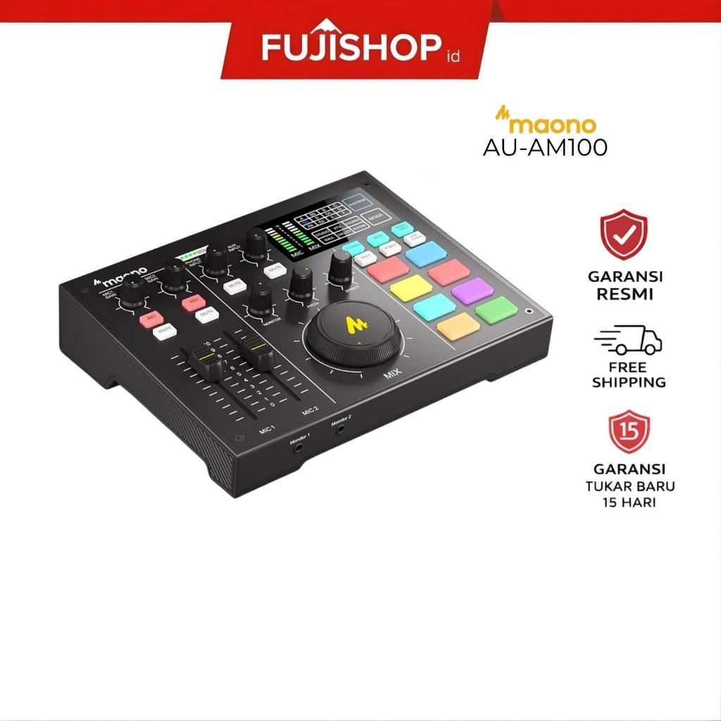Maono AU-AM100 / Maono Caster AM100 / Maonocaster AM100 Podcast Console Garansi Resmi