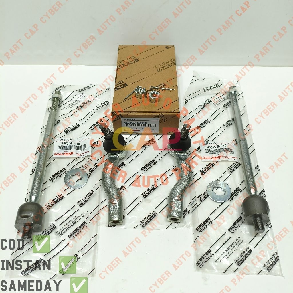 Tie Rod + Long Tie Rod Rack End 2 Set 4Pc Toyota All New Avanza / Xenia / Veloz 2012-2015  Original