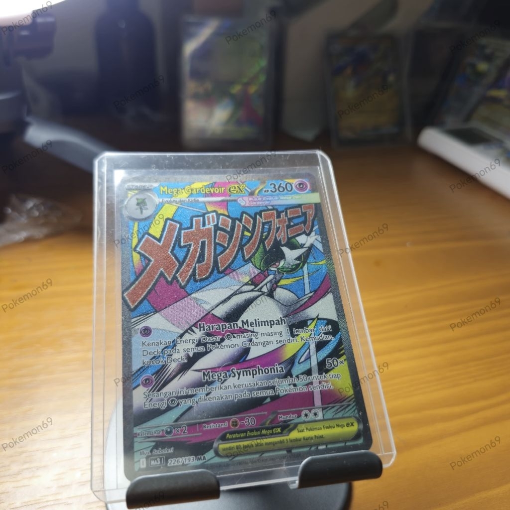 Pokemon Card Ma3 226/193 Ma Mega Gardevoir Ex Pokemon Indonesia Mega Impian Ex