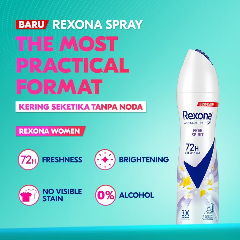 Rexona Motion Activated Free Spirit 135ml