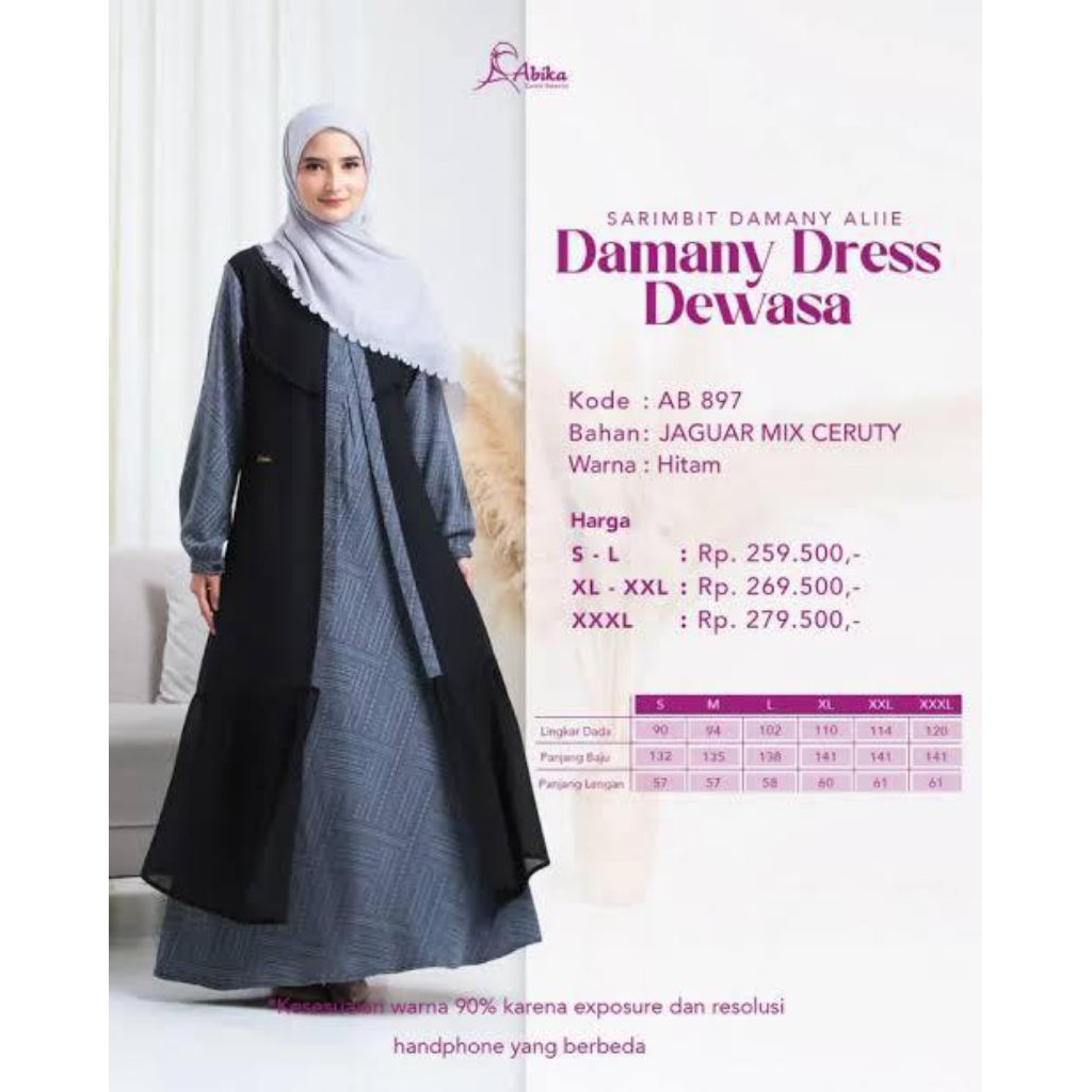 Gamis Abika Damany Dres