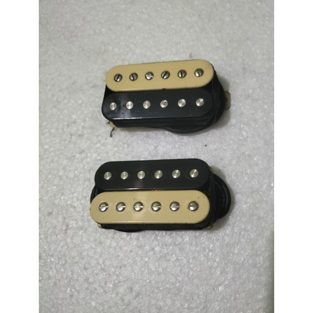 Pickup Gitar Humbucker PTP Zebra Set (Neck & Bridge) Original Korea