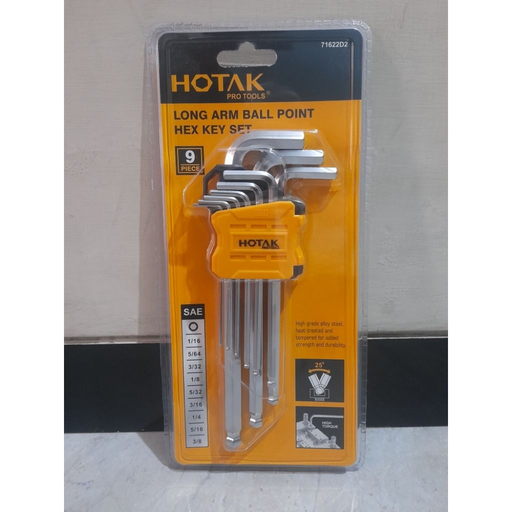 KUNCI L ball point merk HOTAK kualitas premium.