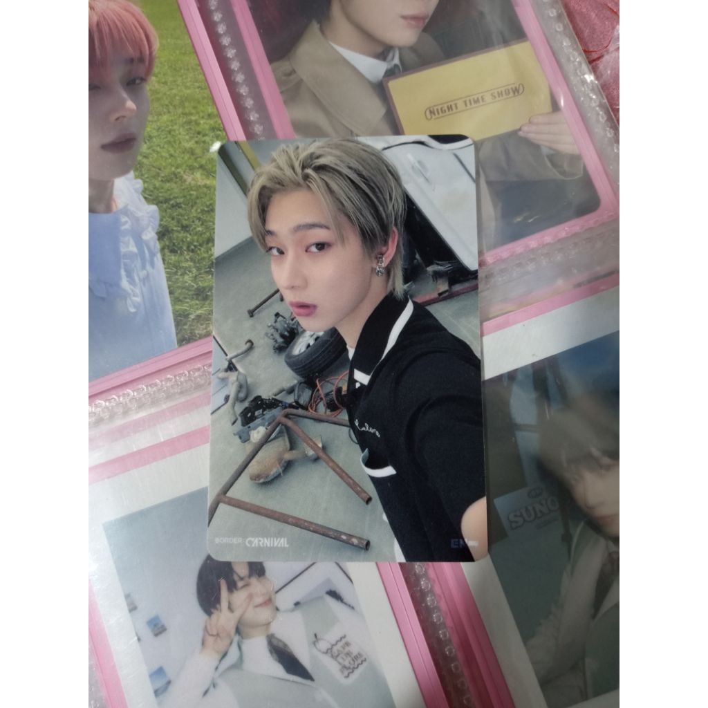 PHOTOCARD OFFICIAL ENHYPEN SUNOO PWS POWER STATION BORDER CARNIVAL