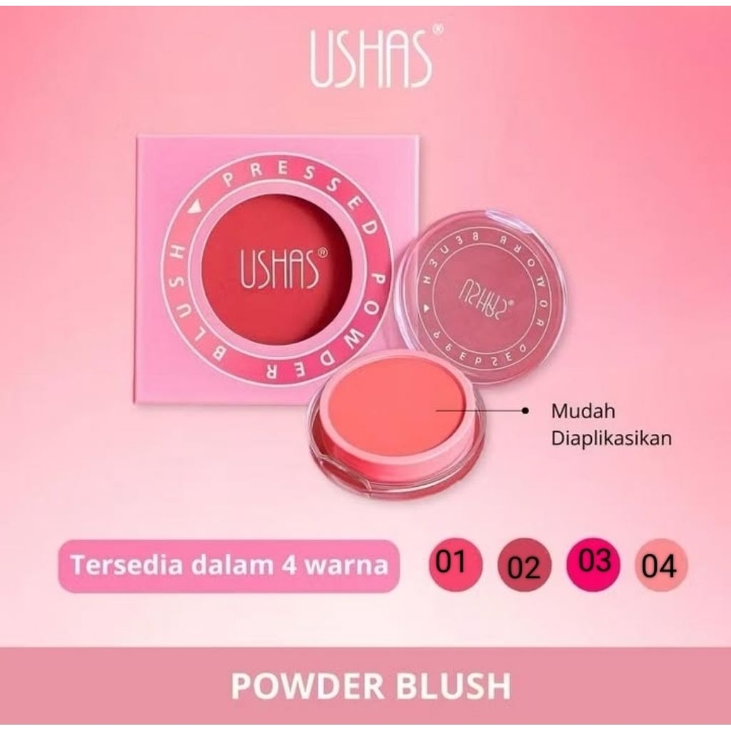 USHAS Pressed Powder Blush