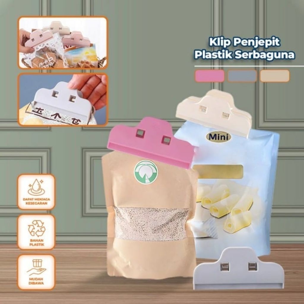 Klip Penjepit Plastik Serbaguna