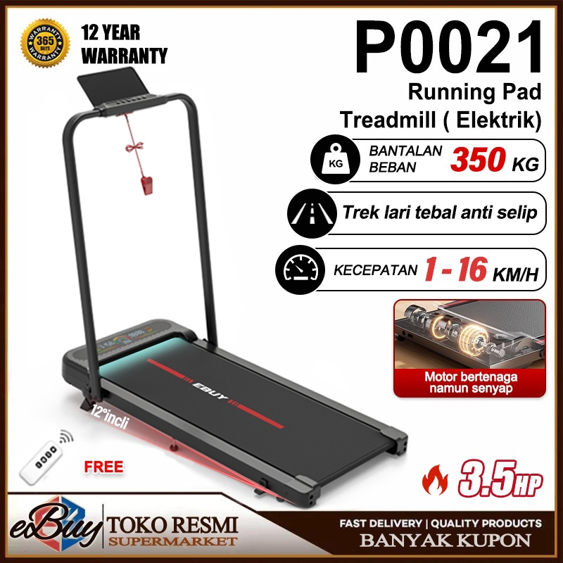 e-Buy Running Mat Treadmill (Listrik) Treadmill Elektrik Treadmill Listrik Treadmill / Treadmill Lip