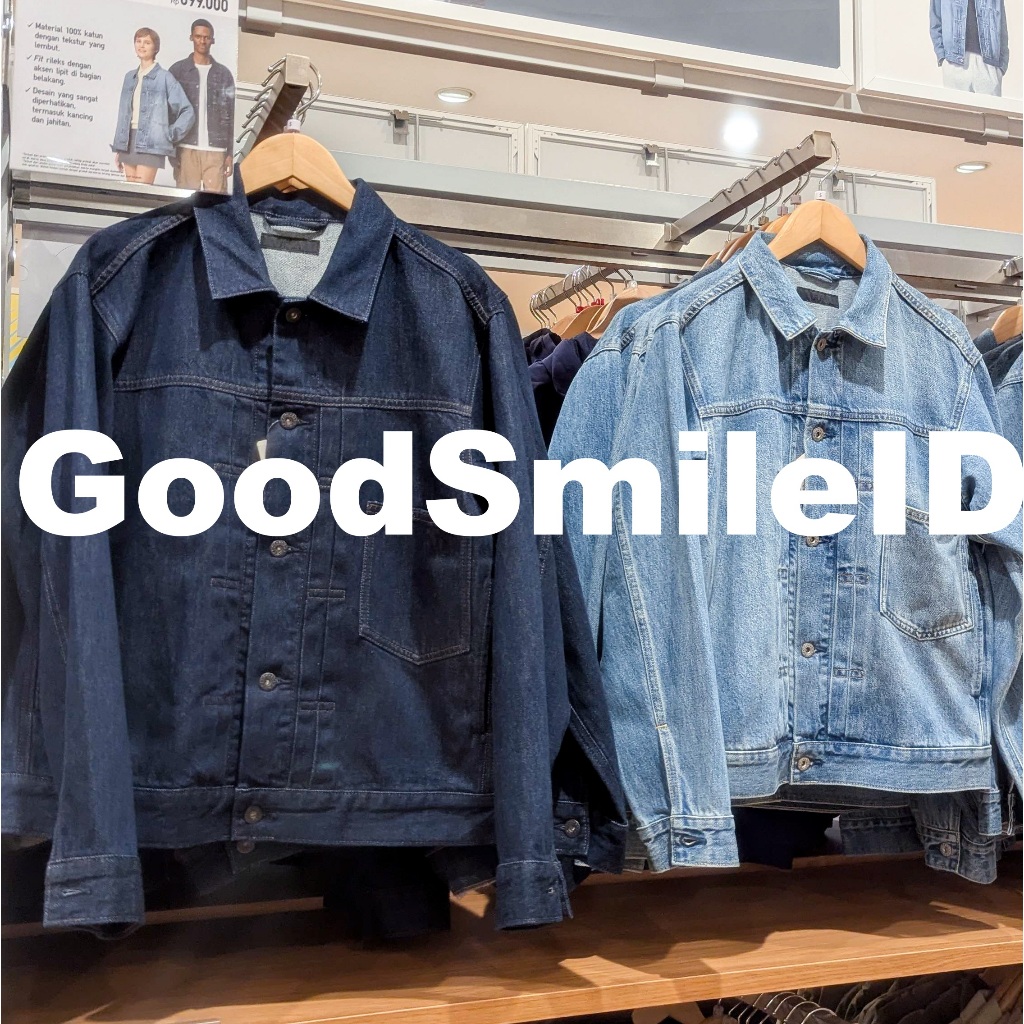 SALE Men Women Jaket Trucker Denim Pria Wanita Unisex JASTIP UNIQLO