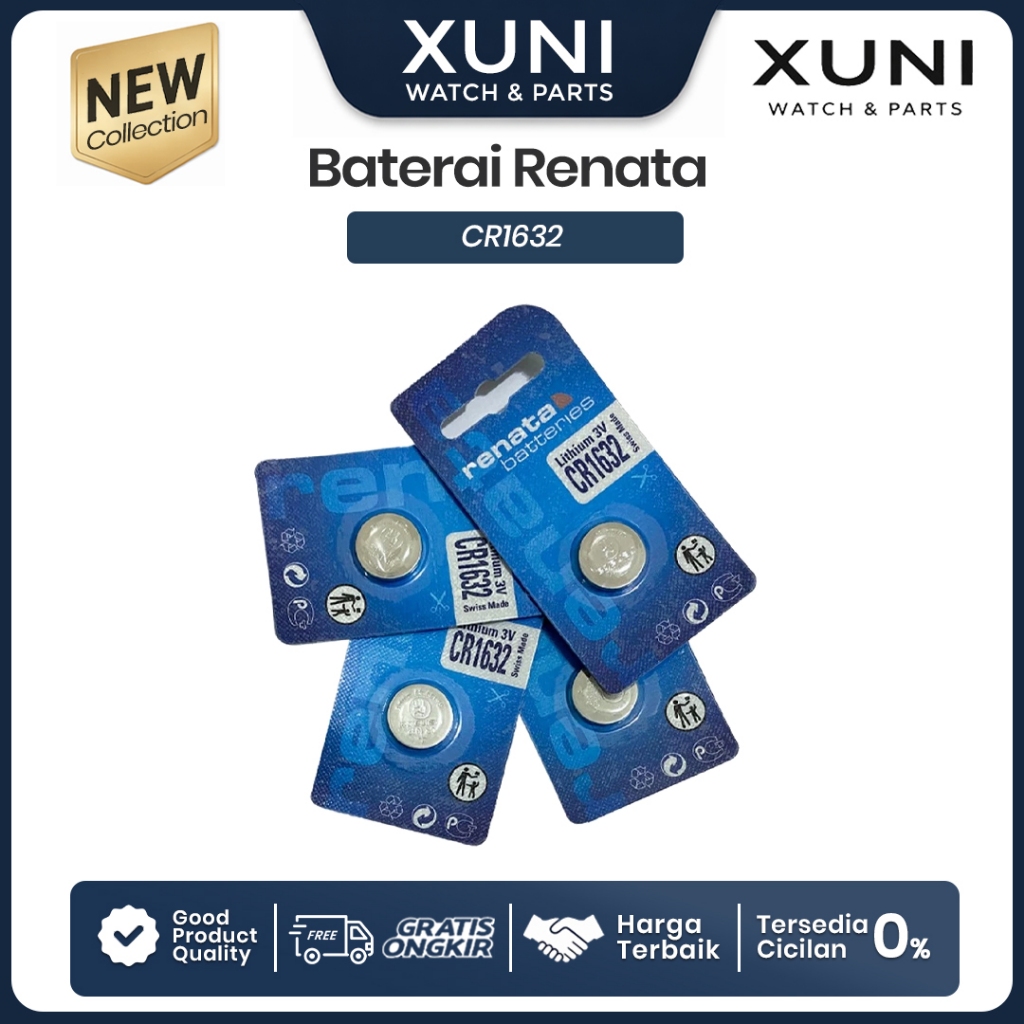 Baterai RENATA CR1632 CR 1632 Battery RENATA CR1632 CR 1632 Batre RENATA CR1632 CR 1632