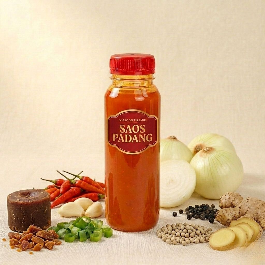 Saus Padang 250 ml - Saos Padang Seafood Tiramix