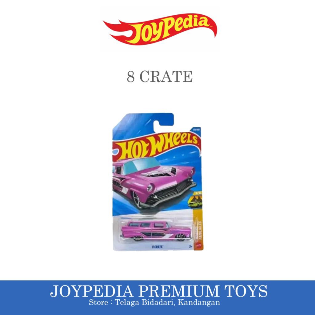8 CRATE HOTWHEELS PINK