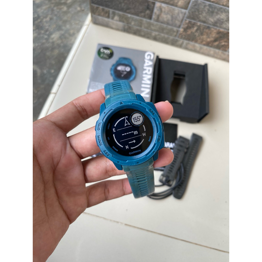 original jam tangan Smartwatch garmin instinct preloved murah