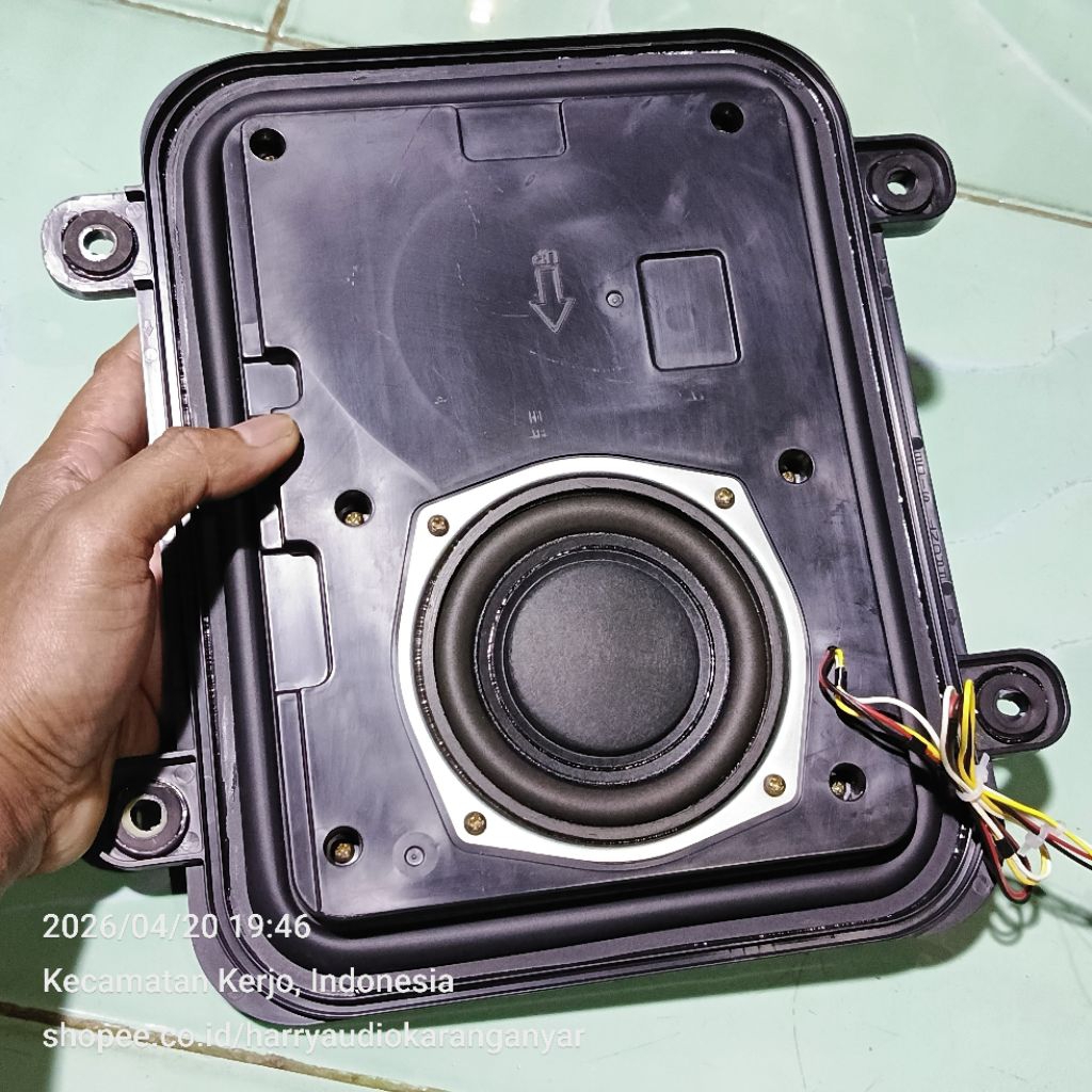 Speaker Pasif Subwoofer 4 inch Double Coil + Bass Pasif Radiator 5 inch – Normal Ori Siap Pakai