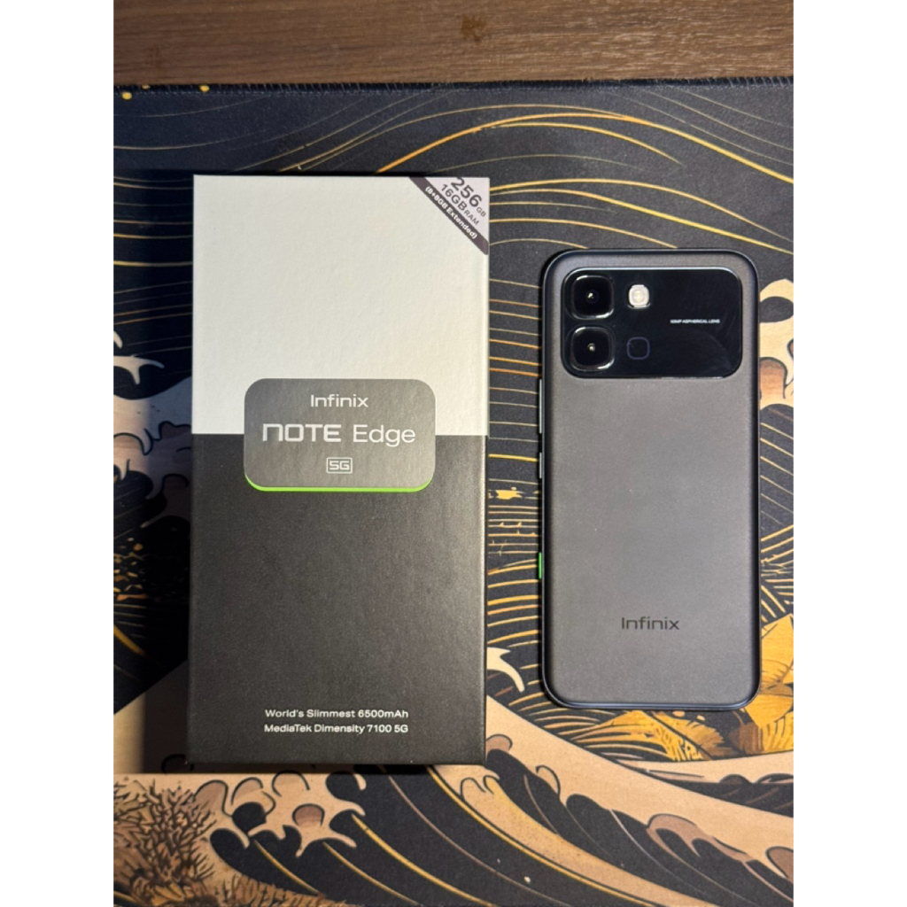 Infinix Note Edge 8/256 gb Fullset No Minus