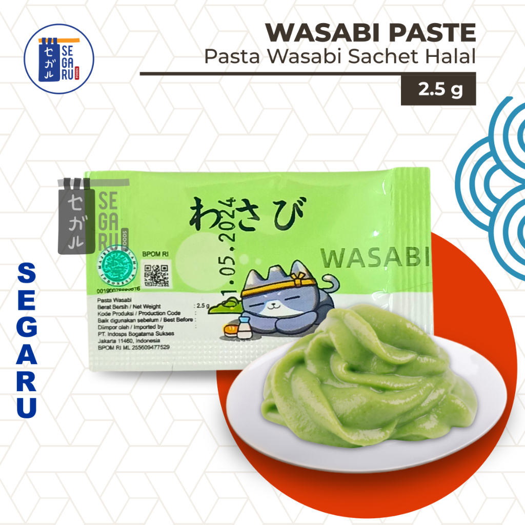 Wasabi Paste Sachet | Wasabi Sachet Halal 2.5gr