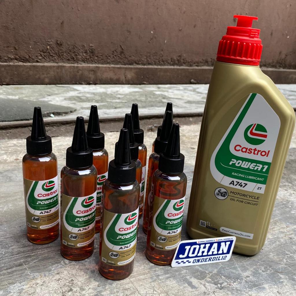 Oli Samping Castrol A747 2T Repack 100ml Oli Samping Castrol A747 Original
