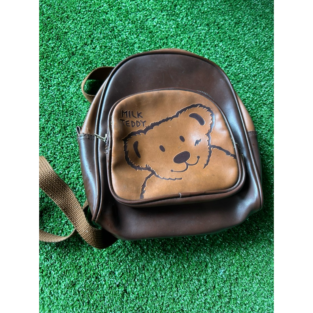 tas anak remaja milk teddy brown