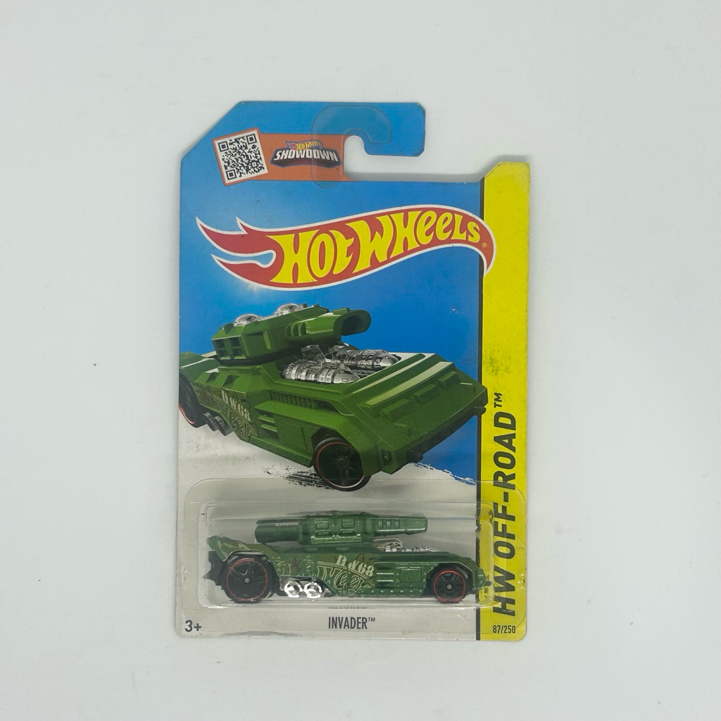 Hot Wheels Invader Tank Green Cockney Cab Taxi