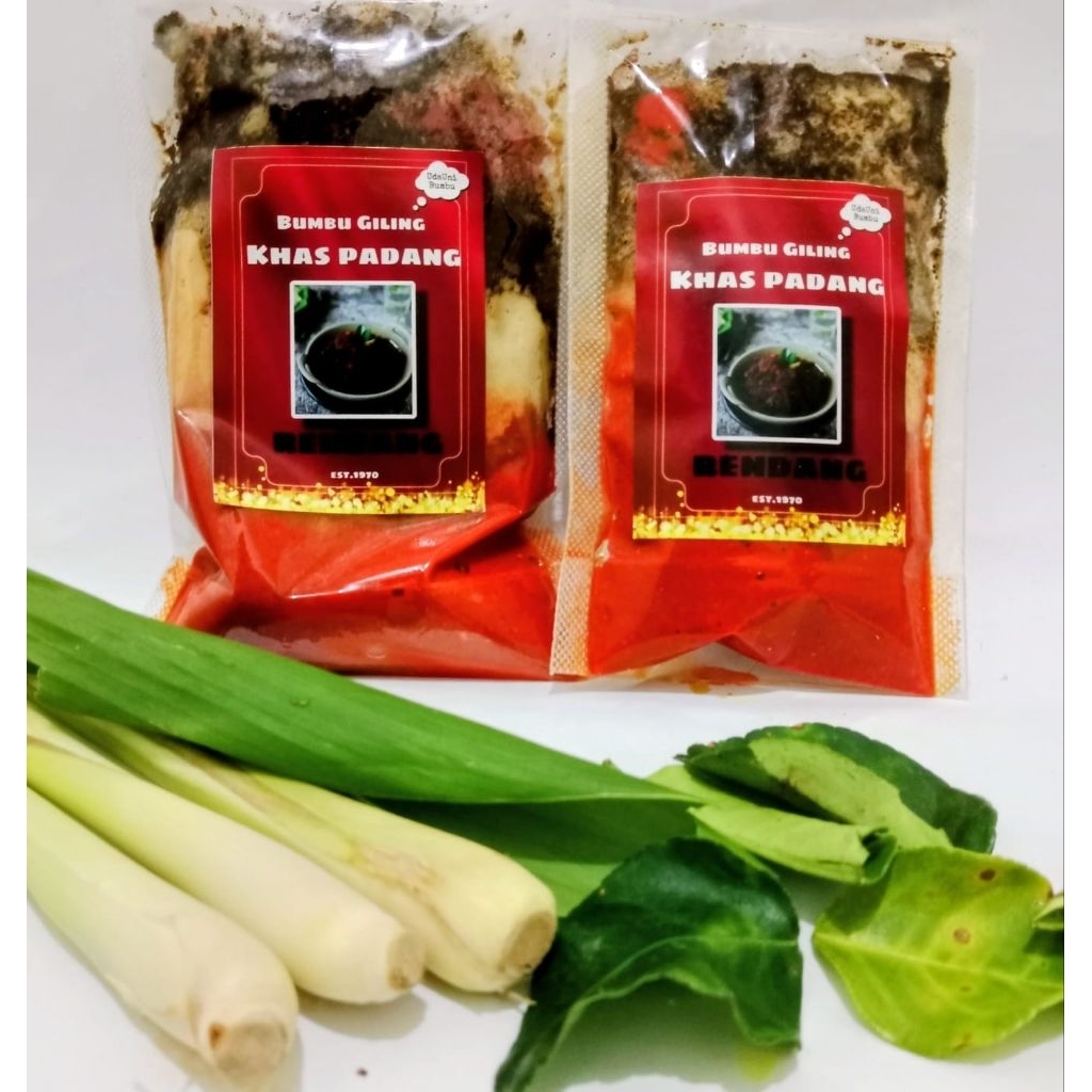 Bumbu giling (rendang) instan asli padang