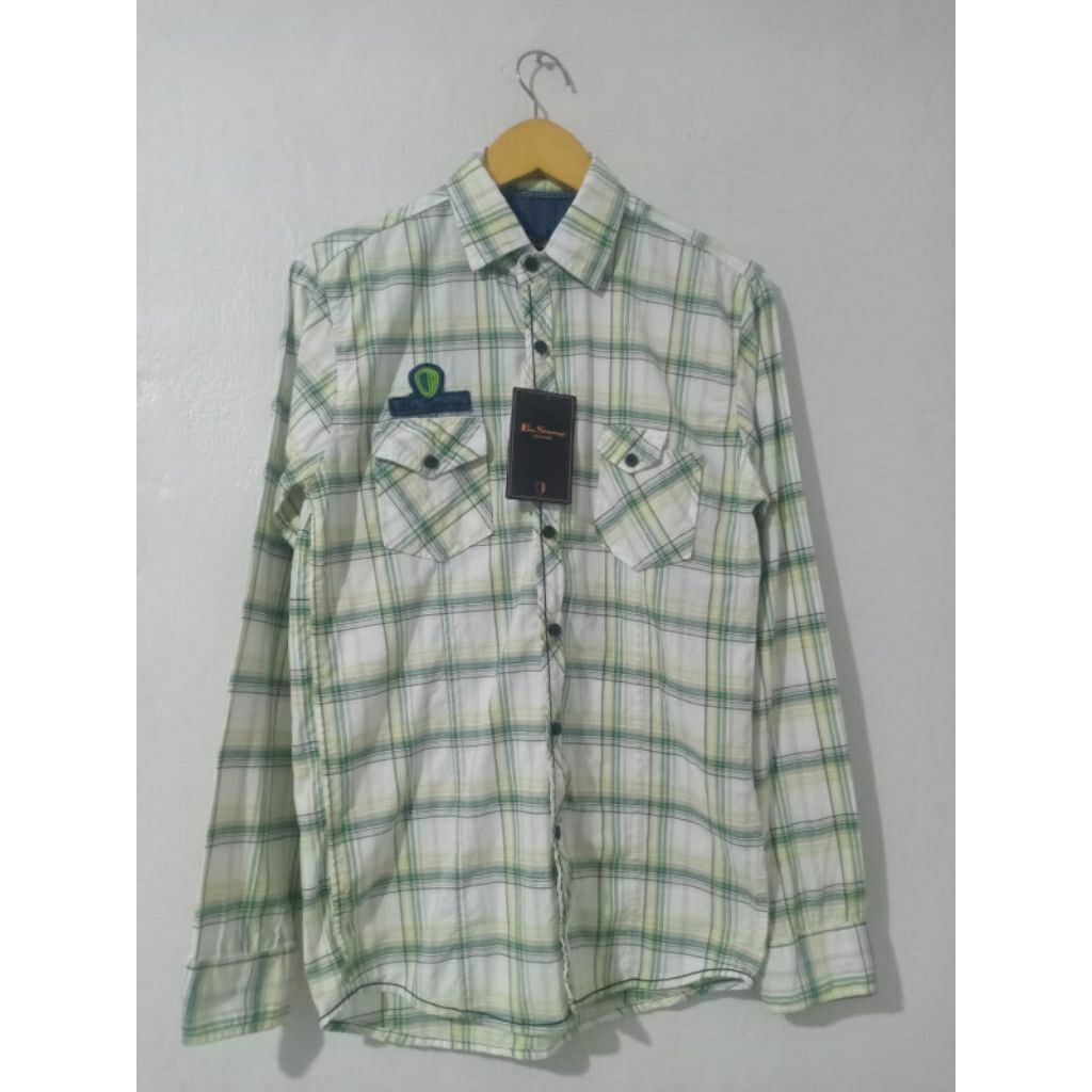 Kemeja Ben Sherman Size M Slim