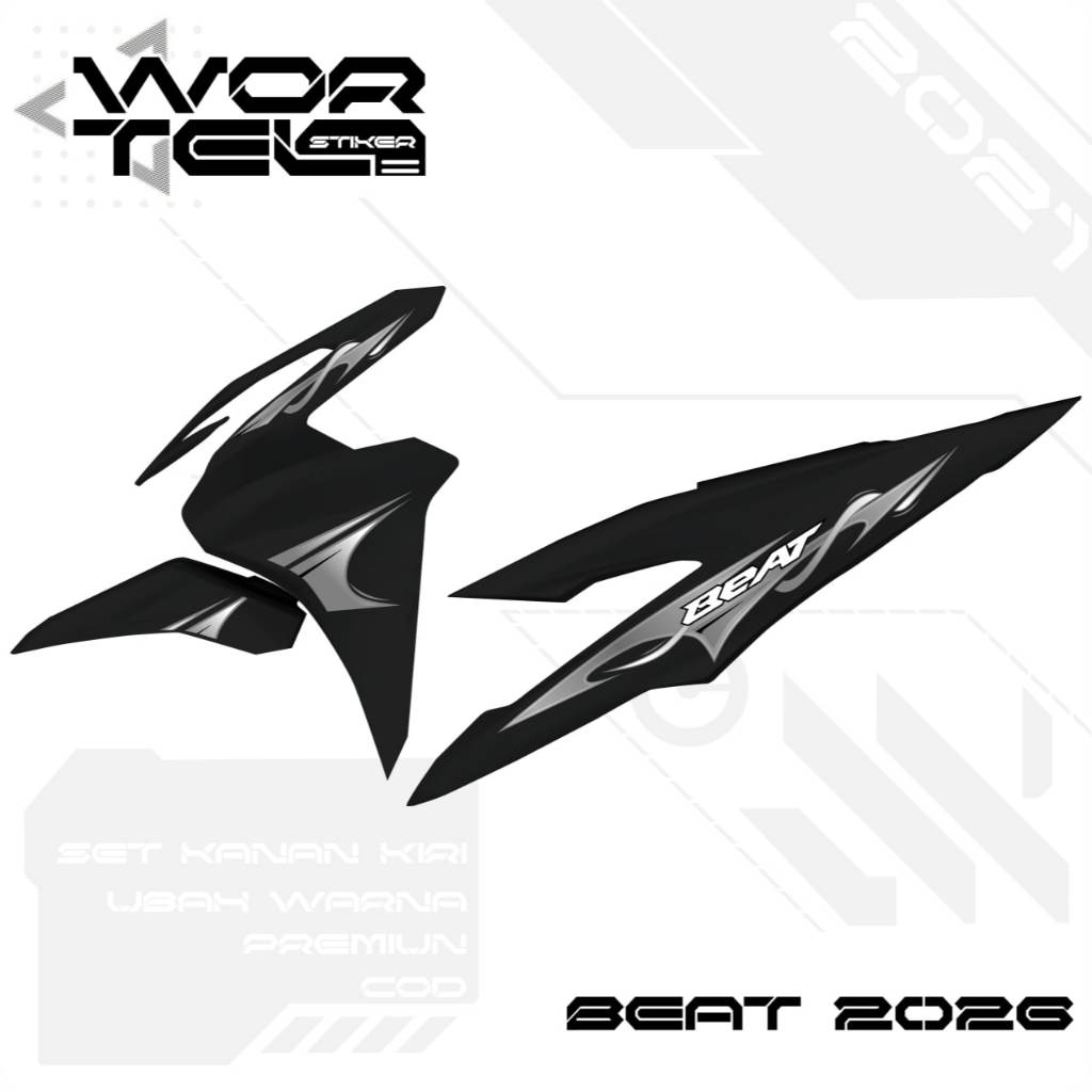 Wortel Stiker - Striping Beat Street 2025 - Striping Transparan Beat Street 2025 Keren v3 (Sudah Ter