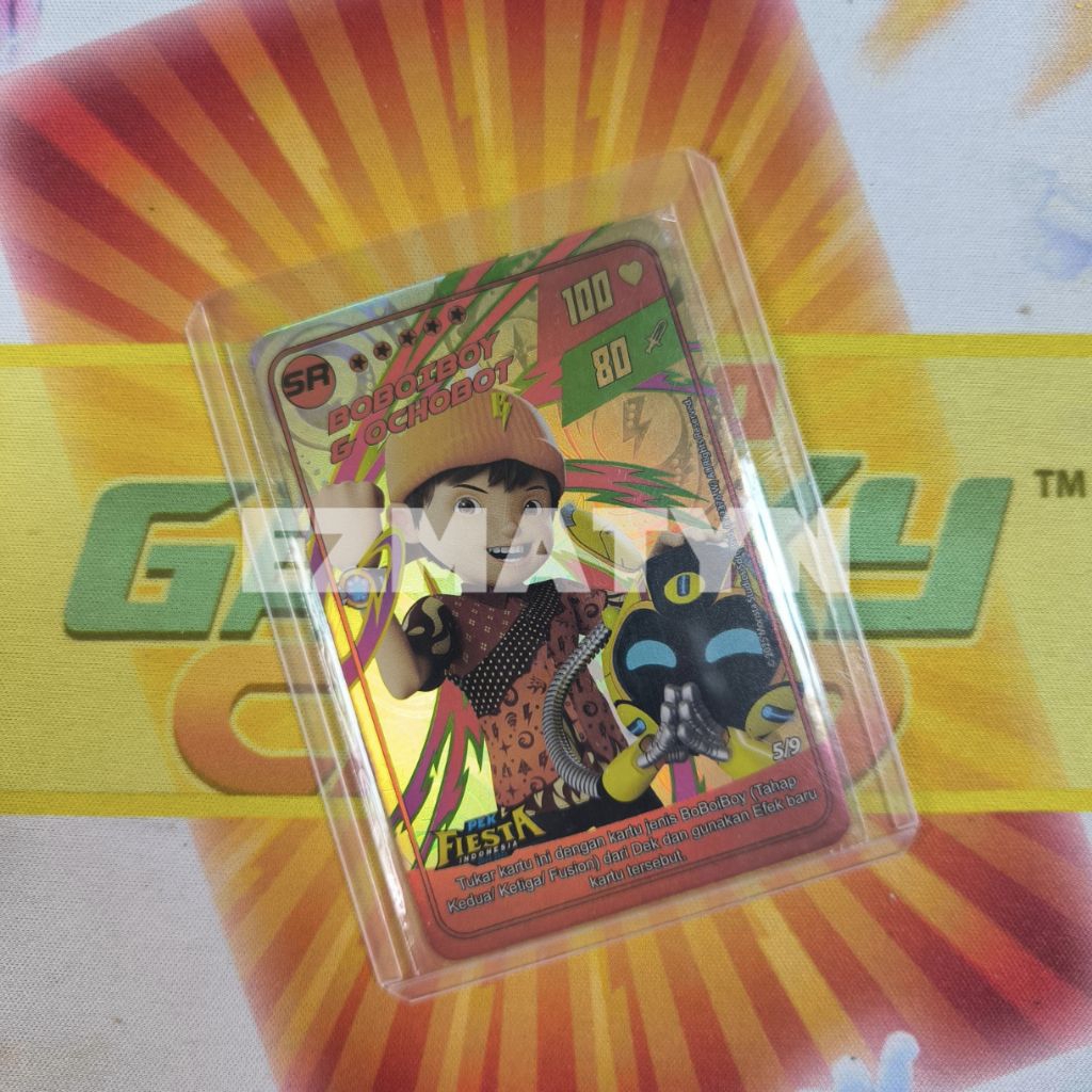 Kartu Boboiboy Monsta Galaxy Card Pek Fiesta Indonesia Secret