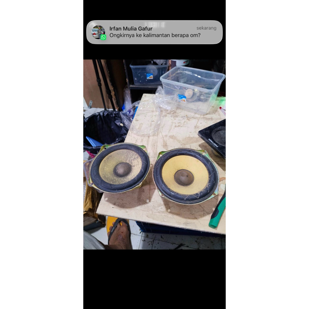 Speaker Sony APM Woofer 5 Inch Sepasang Original  Woofer original Sony model APM (Accurate Pistonic