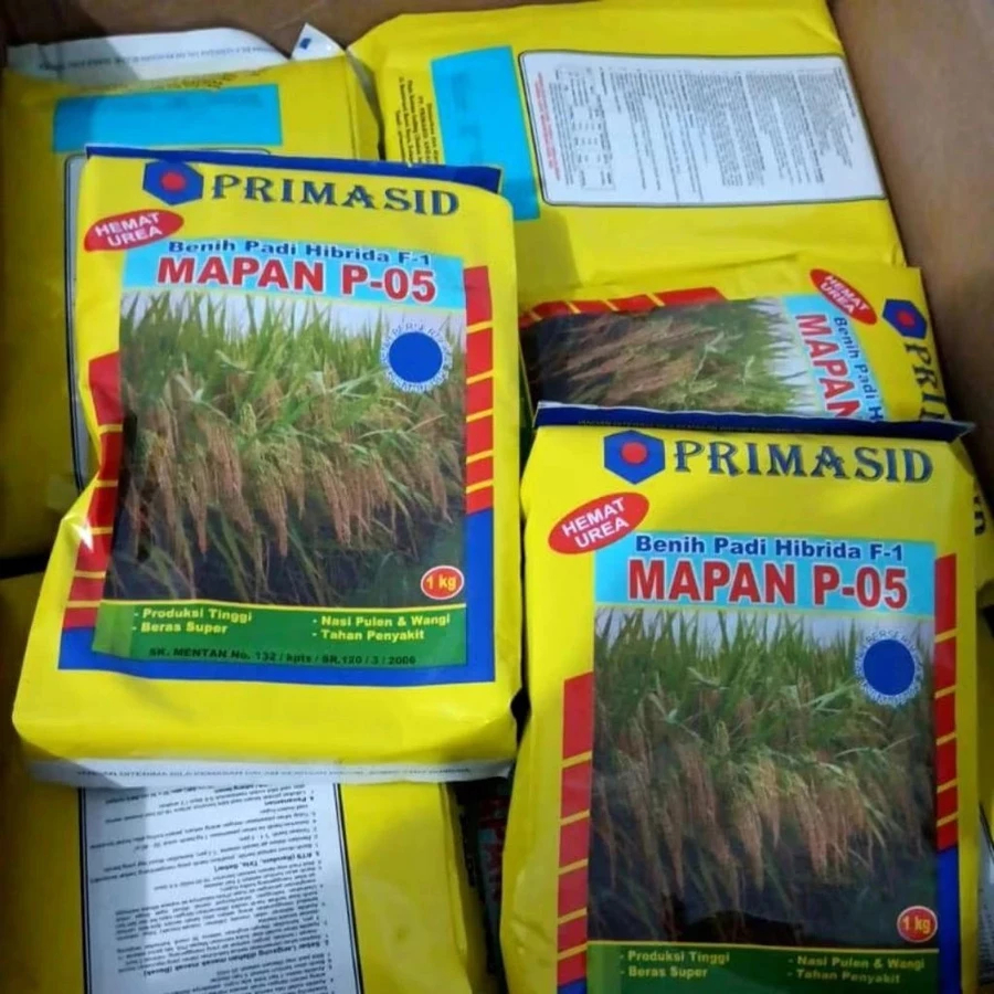 benih padi hibrida f1 mapan p-05 1kg bibit padi by primasid exp 2027 original primasid barang READY!