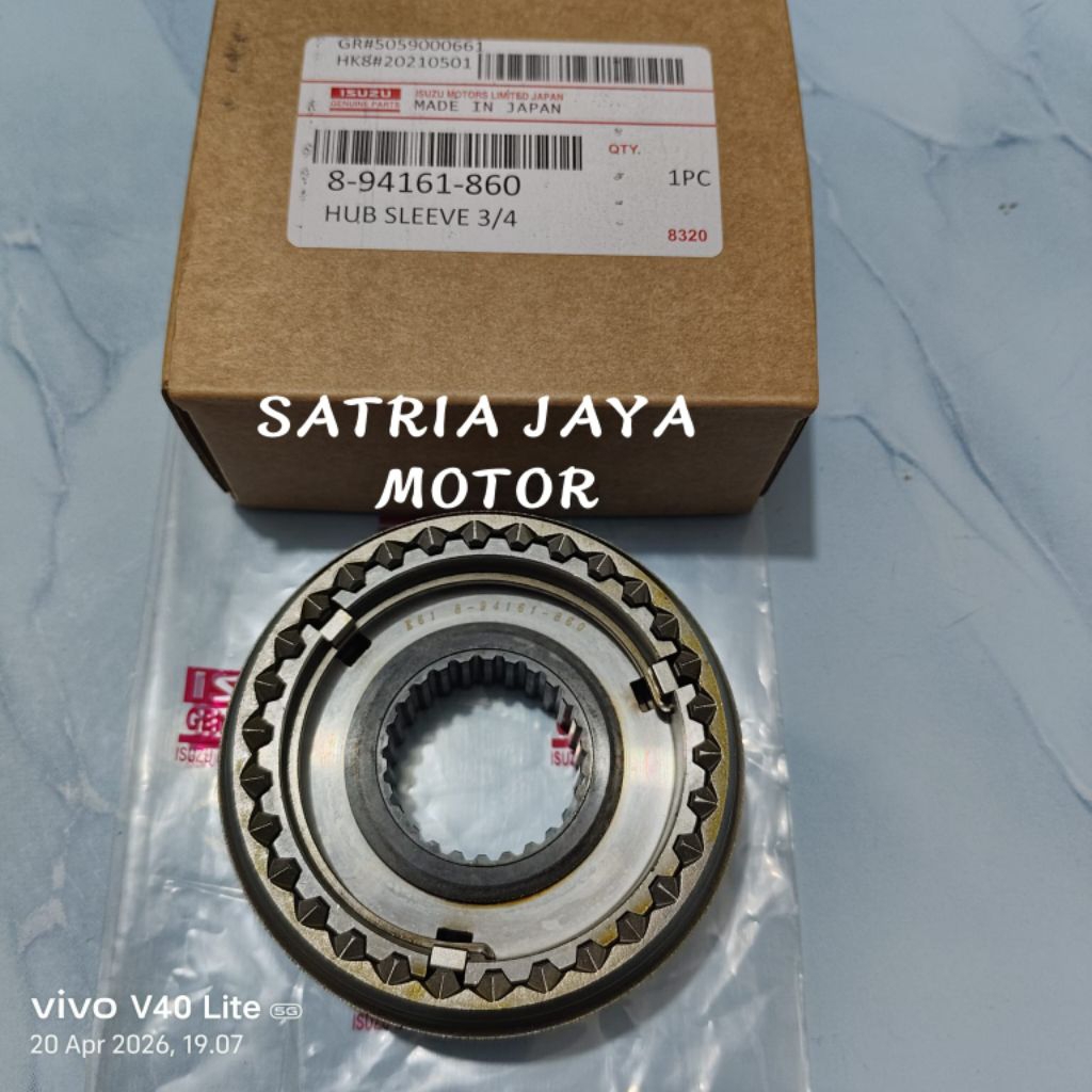 HUB SLEEVE GEAR TRANMISI GIGI 3/4 ISUZU PANTHER 2.5 JAPAN