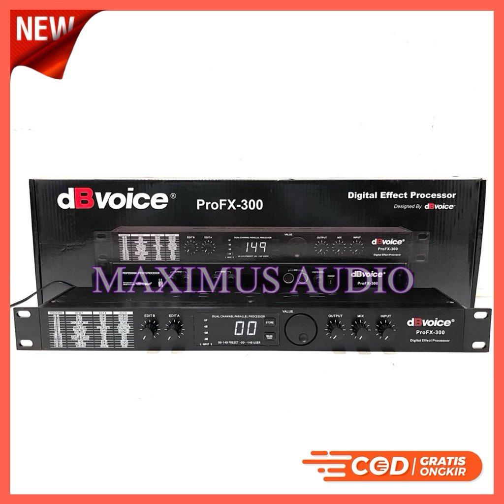 Promo Audio EFFECT VOCAL DB VOICE PRO FX 300 ORIGINAL DBVOICE PROFX300 EFFECT VOCAL PRO FX300